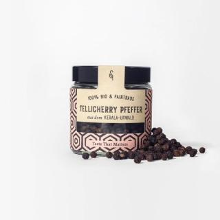Pfeffer Tellicherry ganz im Glas