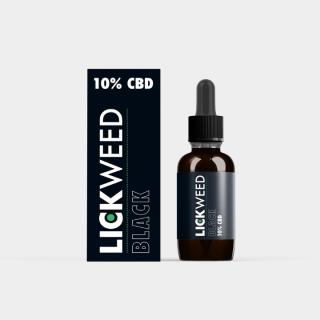 Lickweed Black 10% CBD