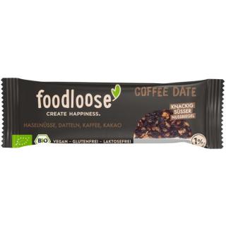 foodloose Nussriegel Coffee Date, 35 gr Stück